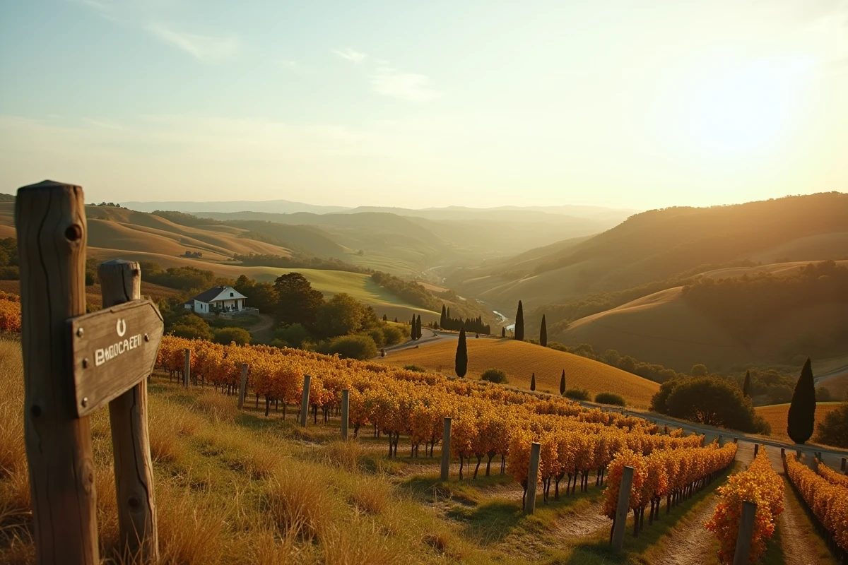 Panorama comparatif des vignobles de Bordeaux et du Libournais avec terroirs contrastés en automne
